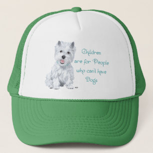 Casquette Sagesse de Westie - Langue dans la joue