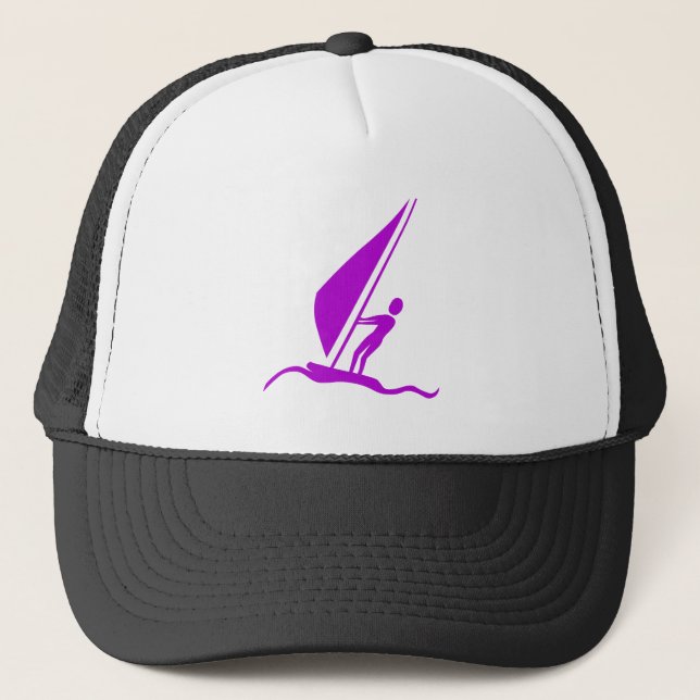 Casquette Sailboarding - Violet (Devant)