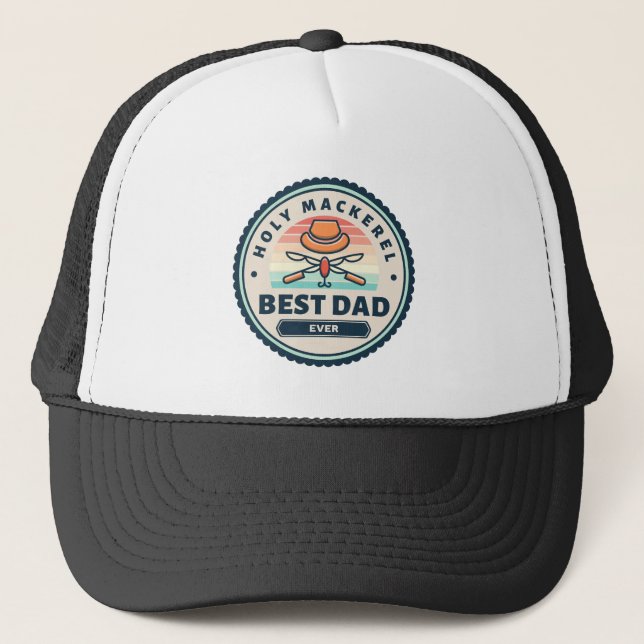 Casquette - Saint-Maquereau ! Meilleur papa jamais (Devant)