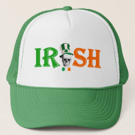 Casquette Saint Patrick d'Irlande noire