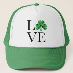 Casquette Saint Patrick shamrocks verts