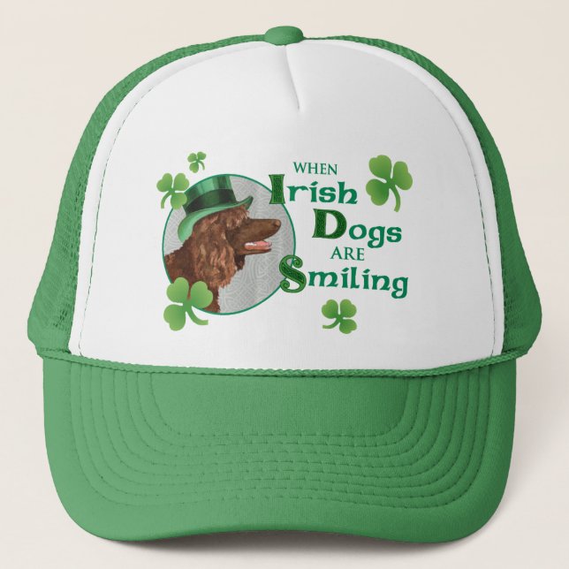 Casquette Saint Patrick's Day Irlandais Eau Spaniel (Devant)
