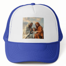 Sainte Famille, Jésus, Marie et Joseph Trucker Cha