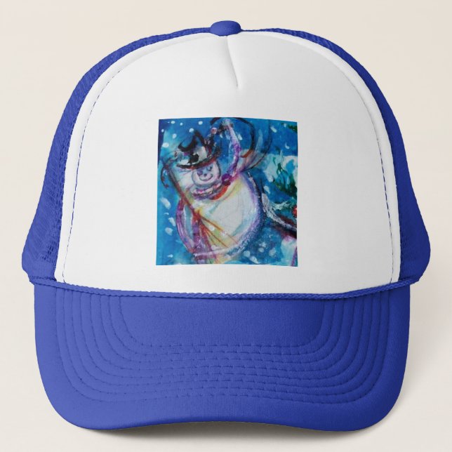 Casquette Saison hivernale de SNOWMAN with OWL (Devant)