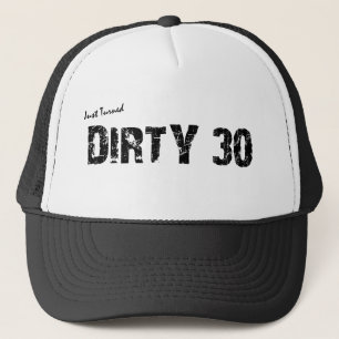 Casquette sale de camionneur de 30 anniversaires