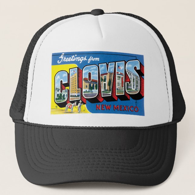 Casquette Salutations de Clovis, Nouveau-Mexique (Devant)