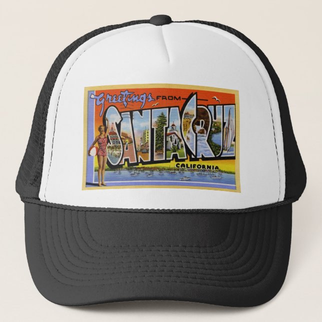 Casquette Salutations de Santa Cruz la Californie (Devant)
