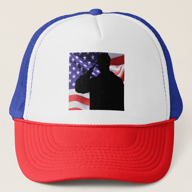 Casquette Salute de l'ombre du soldat (Devant)