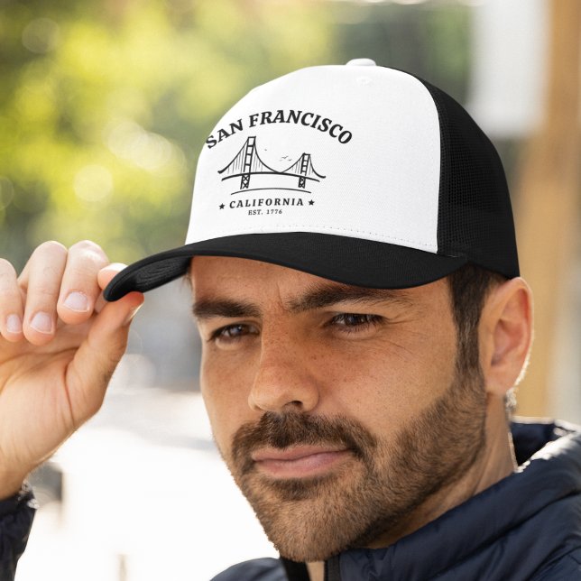 Casquette San Francisco California Golden Gate Landscape (Créateur téléchargé)