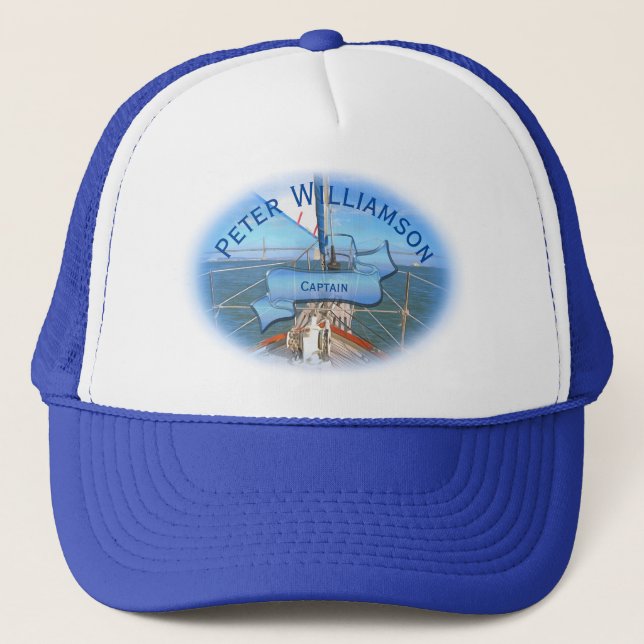Casquette San Francisco Sailing 0869 Capitaine's (Devant)