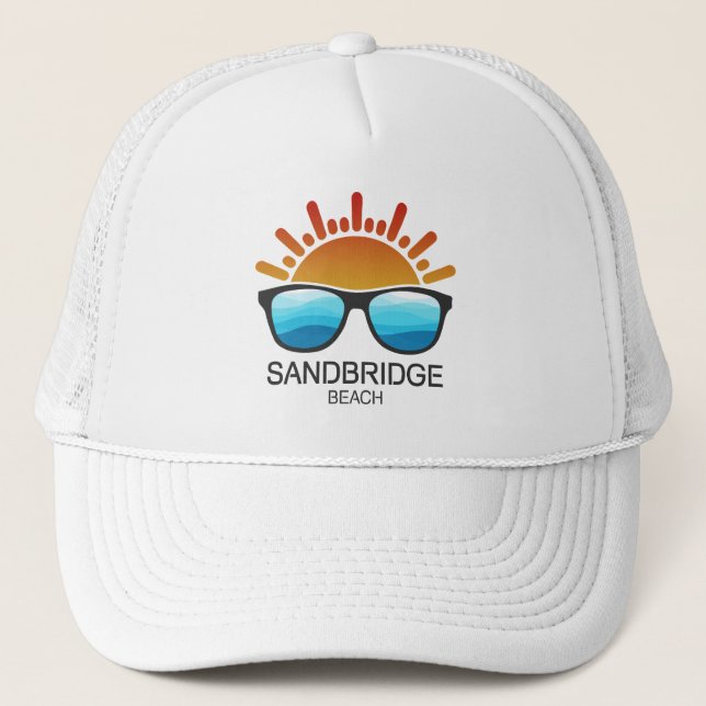Casquette Sandbridge Beach Virginia Lunettes de soleil (Devant)