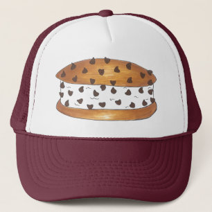 Casquette sandwich à la crème glacée au chocolat C