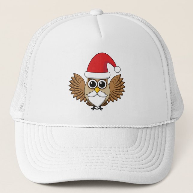 Casquette Santa Claus Owl (Devant)