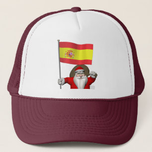 Casquette Santa Claus With Ensign Of Spain
