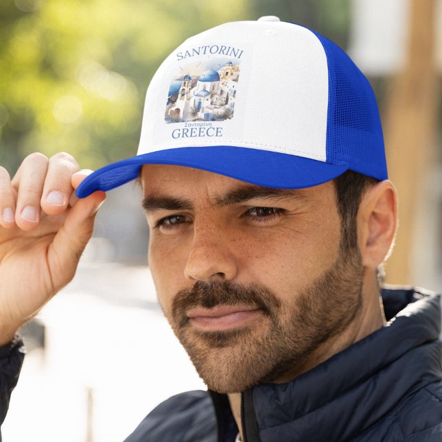 Casquette Santorini Greece Beautiful Island  (Créateur téléchargé)