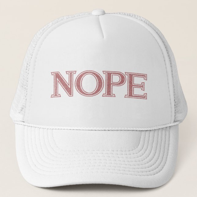Casquette Sarcastique Humoristique rose pâle Parties scintil (Devant)