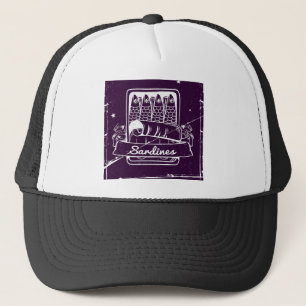 Casquette Sardines dans une boîte