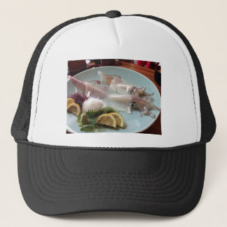 Casquette Sashimi de calmar Repas Japonais Service Déjeuner