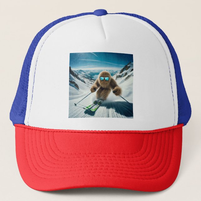 Casquette Sasquatch le skieur (Devant)