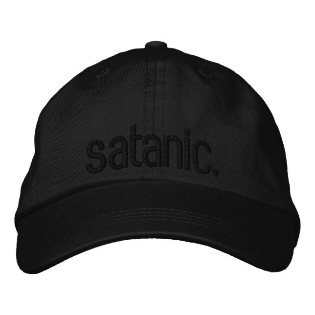 Casquette sataniste secret (Devant)