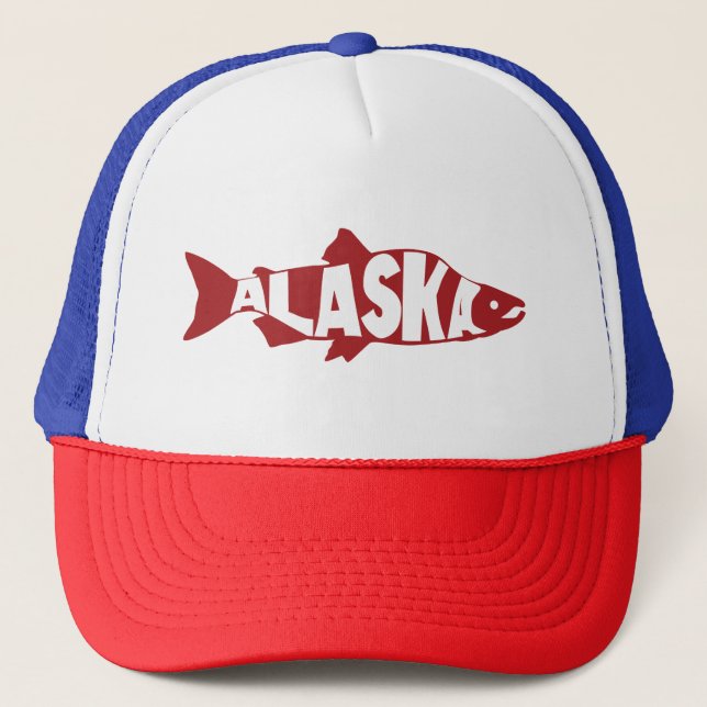 Casquette Saumon de l'Alaska (Devant)