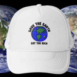 Casquette Sauvez La Terre Mangez Les Riches | Éco