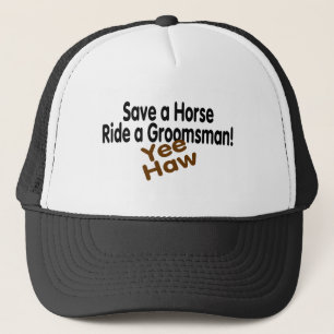 Casquette Sauvez un tour de cheval Groomsman