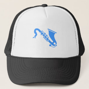 Casquette Saxophone - Bleu bébé