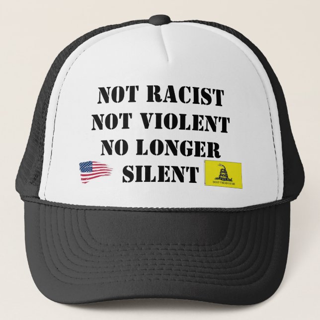 Casquette scaled500, donttread_s, pas RacistNot ViolentNo… (Devant)