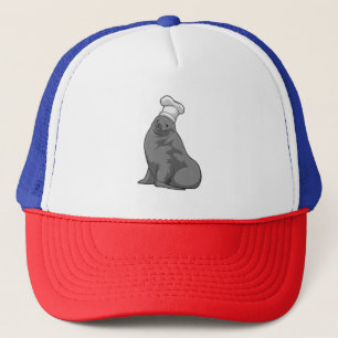 Casquette Sceau comme cuisinier avec toque de chef