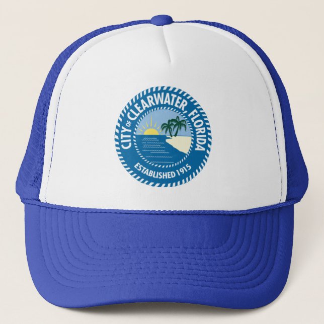 Casquette Sceau de Clearwater, Floride (Devant)