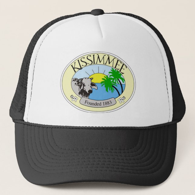 Casquette Sceau de Kissimmee, Floride (Devant)