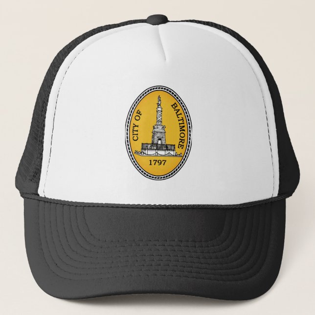 Casquette Sceau de la ville de Baltimore, Maryland (Devant)