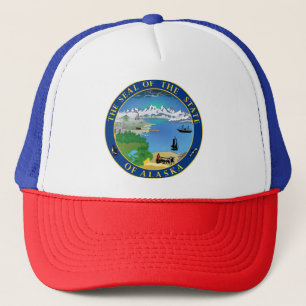 Casquette Sceau de l'Alaska State USA Trucker Hat