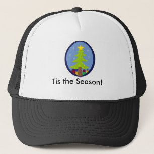 Casquette Scène de Noël festive