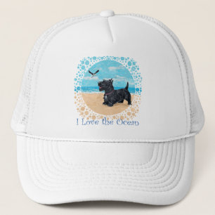 Casquette Scottie à la plage