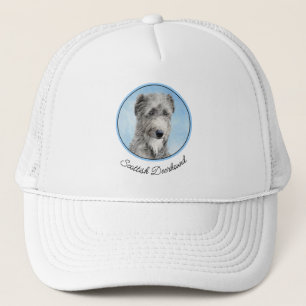 Casquette Scottish Deerhound Paining - Original Dog Art