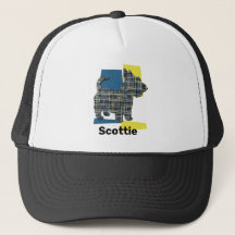 Scottish Terrier Scottie Chien Silhouette TriGrid