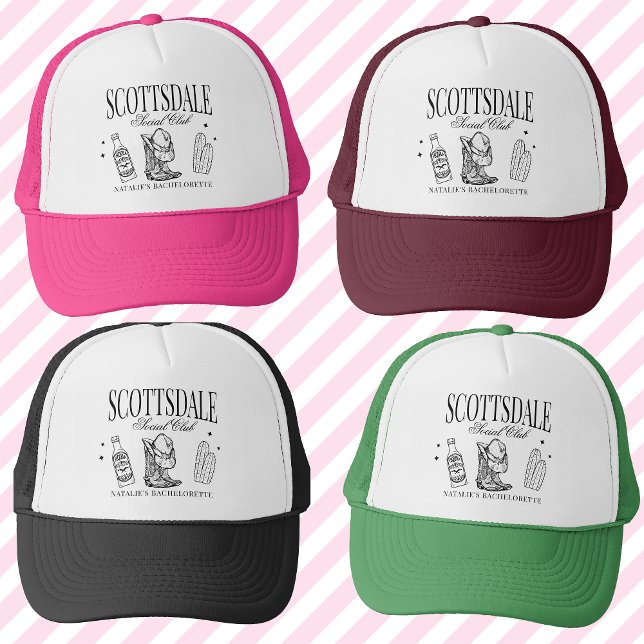 Casquette Scottsdale Bachelorte Party Social Club (Créateur téléchargé)