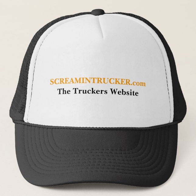 Casquette SCREAMINTRUCKER.com, le site Web de camionneurs (Devant)