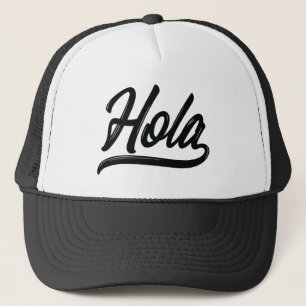 Casquette Script Hola (Noir)