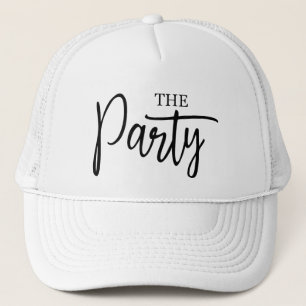 Casquette Script Moderne Le Parti Bachelorette Bridesmaid
