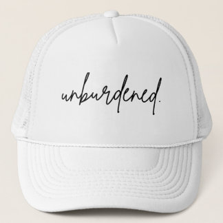 CASQUETTE SCRIPT NOIR NON BRÛLÉ