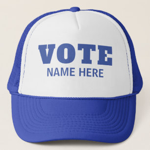 CASQUETTE SCRUTIN PERSONNALISÉ ÉLECTEURS CANDIDAT ÉLECTION