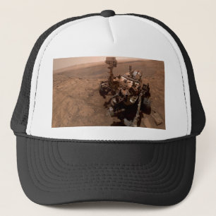 Casquette Selfie de Mars Curiosity Paysage martien rouge