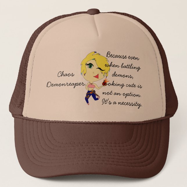 Casquette Sembler mignon n'est pas une option (Devant)