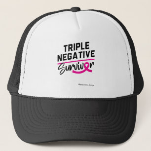 Casquette Sensibilisation au cancer du sein chez les trois s