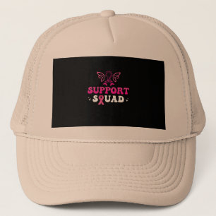 Casquette sensibilisation au cancer du sein de l'équipe de s