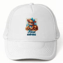casquette sensibilisation sur l'autisme