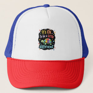 Casquette Sensibilisation sur l'autisme C'est bon d'être un 